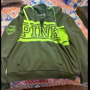 Victoria Secrets PINK Half Zip Sweatshirt